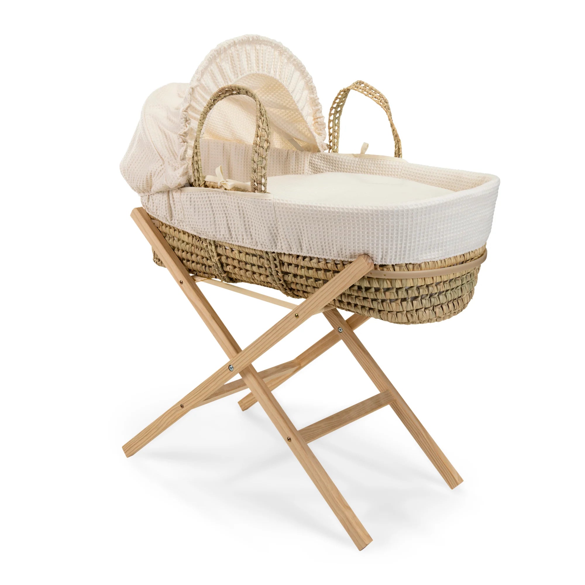 Clair de lune dark fashion wicker moses basket